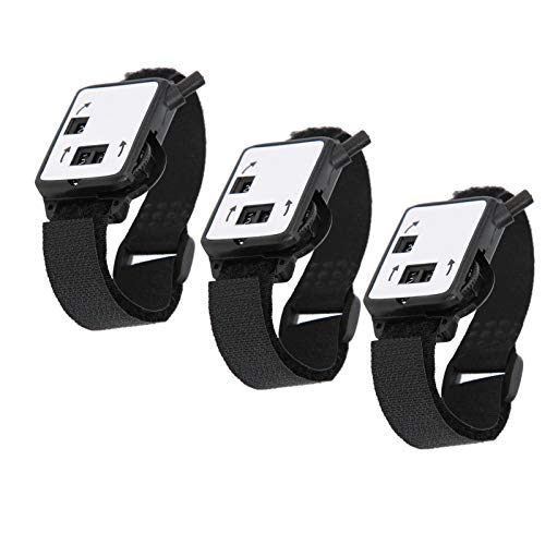 Socobeta 3Pcs Manual Golf Stroke Counter Wrist Watch Style Score Keeper Accessories
