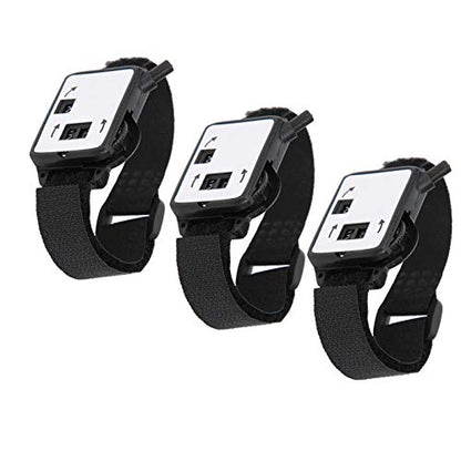 Socobeta 3Pcs Manual Golf Stroke Counter Wrist Watch Style Score Keeper Accessories