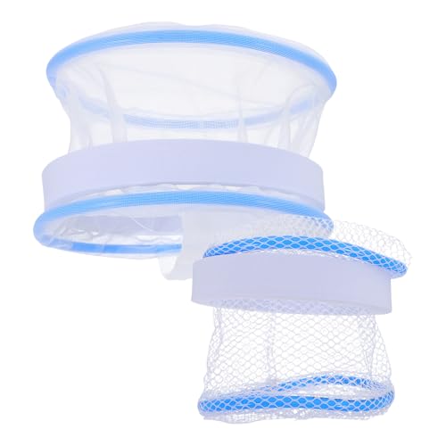 2pcs Aquarium Breeding Tanks Fish Tank Isolation Box Nylon Mesh Floating Hatchery Net for Guppy Fry Nursery Indoor Fish Breeder Separation