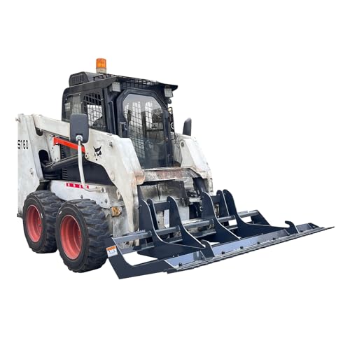 Skid Steer Attachment leveler harrow Medium Duty Land Leveler for Skid Steers, 78" Wide, Ideal for Landscape, Gravel Driveway Redressing & Soil Prepping