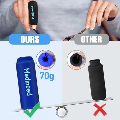 2PCS Finger Sleeves Gel Ice Pack, Lasting Cold Compress Freeze Sleeve, Reusable Finger Brace Ice Packs for Injuries, Arthritis, Tendonitis, Gout, Sprains, Middle Protectors (Blue) - color: Blue