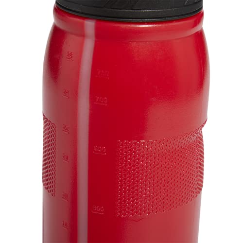 adidas 750 ML (28 oz) Stadium Refillable Plastic Sport Water Bottle - color: Scarlet Red/Black