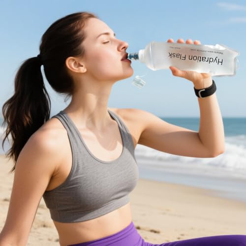 GUYI GYGYL Soft Flask, Collapsible Water Bottle for Sports, 150ml White - color: 150ml White
