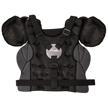 Champion Sports 13" Outside Plastic Shield Pro Model Umpire Chest Protector - Soft Foam Padded Chest Protector - Adult