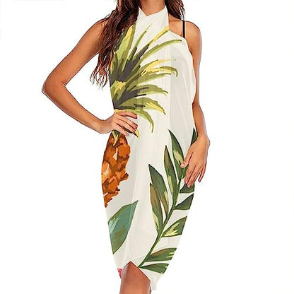 Women Swimwear Pareo Beach Cover Up Bikini Sarong Swimsuit Wrap Skirts - color: Color235
