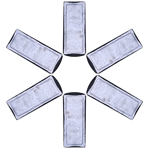 Watris Veiyi Fish Tank Filter Cartridge, Aquarium Filter Cotton Replacement | 6Pcs Wall Mounted Filter Accessory Cartridge Carbon Supplies, 5.3x2.2in