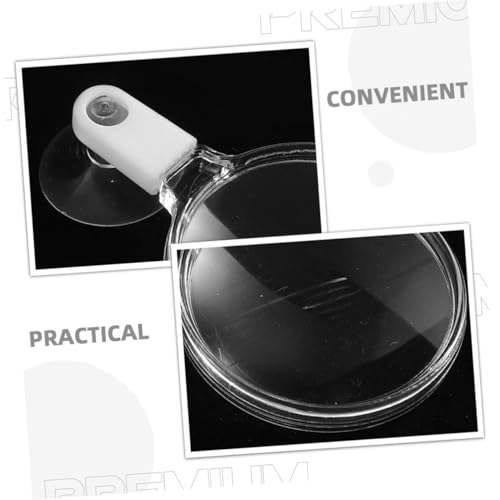 4pcs Acrylic Fish Tank Glass Cup for Close-up Viewing of Betta Fish Landscapes Ants Spiders and Plants Easy Installation and Observation Tool