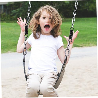 1set Hammock Chair Swing Spring Set Heavy Duty Metal Spring Accessory for Outdoor and Indoor Use Rotating Adapter for Porches Sandbags