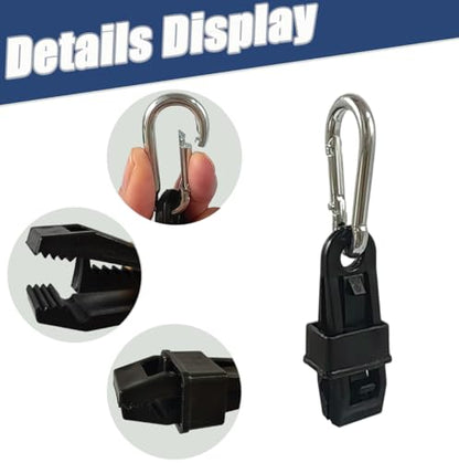 4PCS Heavy-Duty Boxing Glove Clip Holder Karabiner, No-Slip Hanging Hooks for MMA, Muay Thai & Boxing Gloves, Quick-Dry Gear Organizer for Gym Bags & Backpacks