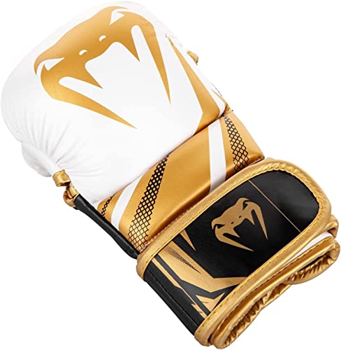 Venum Challenger 3.0 Sparring Gloves - color: White/Black/Gold, size: Large-X-Large