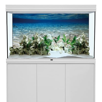 AWERT 36x20 inches Ocean Floor Aquarium Background Underwater Fish Tank Background Undersea Theme Aquarium Background | AWERT Undersea Theme Aquarium Background - size: 36x20in/90x50cm