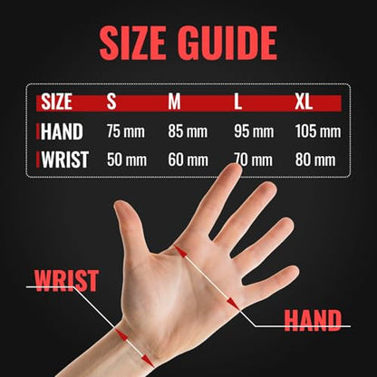 Protective Boxing Hand Wraps for Men & Women, Knuckle Guard Padding, Wrist Stabilizer, Upper Hand Shell & Thumb Shield - Proprietary Safety Technology Designed for Boxing, Muay Thai, MMA, Sparring L