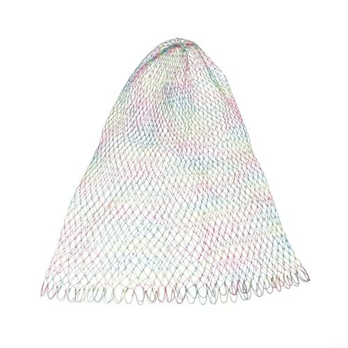 FABULETTA Fishing Landing Net Replacement for Carp, Lightweight Nylon Mesh Net with 2cm Large Holes, High Strength up to 75kg Load, Nine-Wire Braid Design for