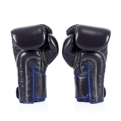 Fairtex BGV6 Angular Boxing Gloves, Locked Thumb Muay Thai MMA Kickboxing | Premium synthetic body with triple-layer foam padding. Joint protection and firm wrist support safeguard hands on heavy bags - color: Blue, size: 16oz