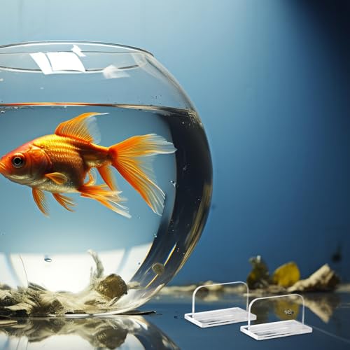 VANZACK 4pcs Acrylic Fish Tank Lid Handles Easy to Install Aquarium Cover Holders Water Changes and Maintenance Compatible Tanks
