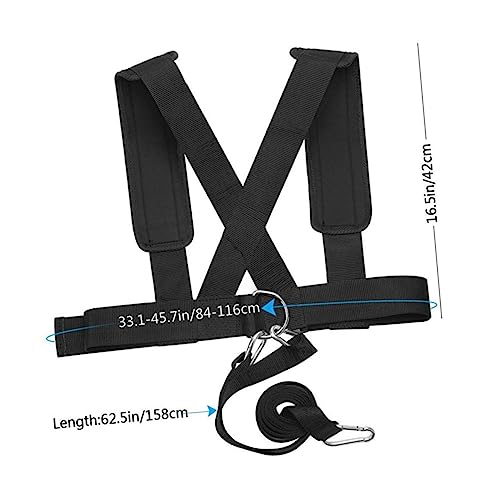 BESTonZON 2Pcs Resistance Training Belt for Running Sled Harness for Strength Improvement Durable Fitness Device for Speed and Outdoor Exercises