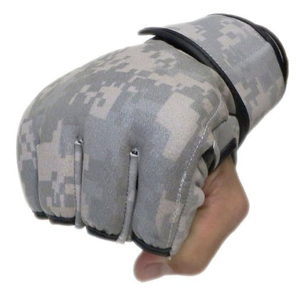 MMA Fighter Gloves - 4oz - Military Patterns - color: ACU, size: Large