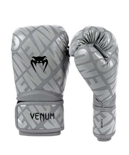 Venum Contender 1.5 Boxing Gloves - color: Grey/Black, size: 14-Ounce