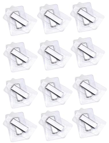 12 Pairs Hidden Sew Magnetic Snap, Invisible Hidden Sew in PVC Hidden Purse Closure Fastener Magnetic Snap Magnet Fastener for Handbag Clothing Clasp DIY Craft Sewing (Magnets 25x10mm) - style: Magnets 25x10mm