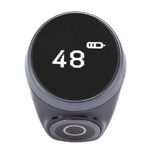 Smart Counter, Digital LCD Screen Rechargeable Electronic Tally for Muslim Islamic Prayer Work Sports, Finger Counter Touch Control - color: black