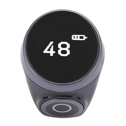 Smart Counter, Digital LCD Screen Rechargeable Electronic Tally for Muslim Islamic Prayer Work Sports, Finger Counter Touch Control - color: black