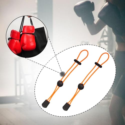 kowaku Boxing Gloves Carrying Strap Travel Carrier Gloves Punching Bag Strap,Accessory,Storage Rack,Professional Hanging Sling Leash - color: orange