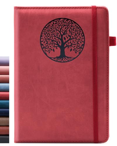 Journal 6 - Writing Notebook for Work & Travel, Women & Men | Press Soft. Smart Work. - color: Red