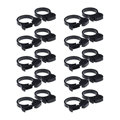 Double Gripping Nylon Hose Clamps, Snap Grip Nylon Plastic Hose Clamps (25.5-27.5mm (1inch), 20pack) - size: 25.5-27.5mm (1inch), 20 pack