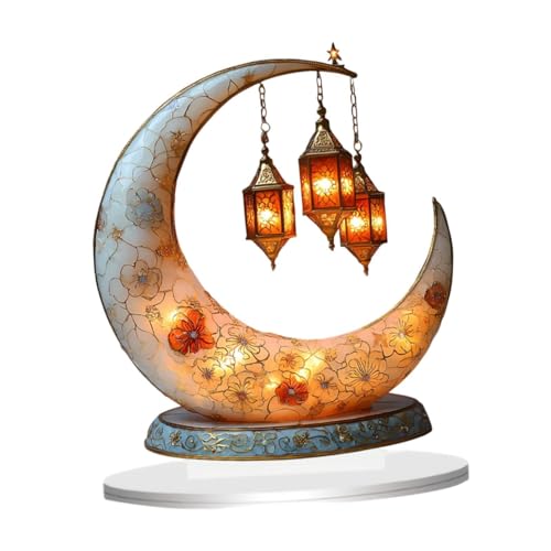 Ramadan Moon Decor with Portable Design for Living, Style C - color: Style C