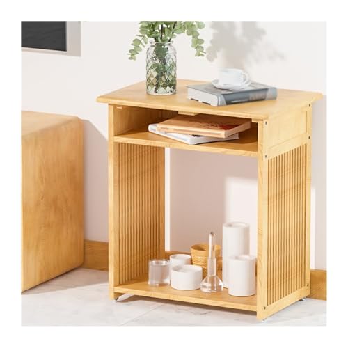 Sweeper Robot Storage Cabinet Sweeper Organizer Living Room Sofa Side Sweeper Robot Shelf Water Dispenser Rack Purifier Storage Cabinet Fish Tank Shelf Sweeper Organizer(Original Color,Large) - color: Original Color, size: Large