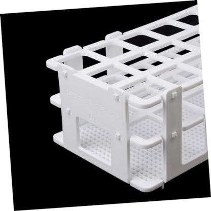 Detachable Plastic Test Tube Rack Lightweight Holder for Tubes for School and Laboratory Use Tidy Your Workspace with Slot Design
