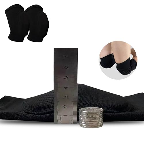 YYaaloa Knee Pads Sponge Knee Brace Breathable Flexible Elastic Knee Support for Volleyball, Dancing, Football, Yoga, Basketball, and Skating (Medium, Black 3Pairs) - color: Black 3Pairs