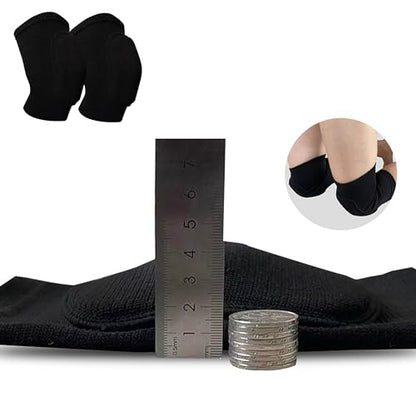 YYaaloa Knee Pads Sponge Knee Brace Breathable Flexible Elastic Knee Support for Volleyball, Dancing, Football, Yoga, Basketball, and Skating (Medium, Black 3Pairs) - color: Black 3Pairs