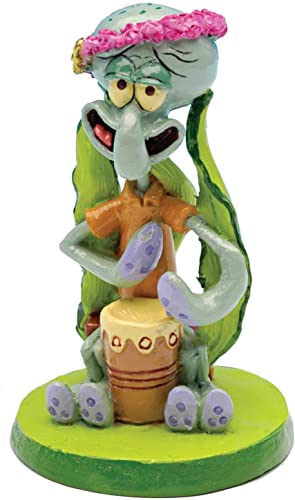 PennPlax Spongebob 7-Piece Officially Licensed Aquarium Ornament Set – Great for Saltwater and Freshwater Fish Tanks – Mini 2" Aquarium Decorations - size: Mini