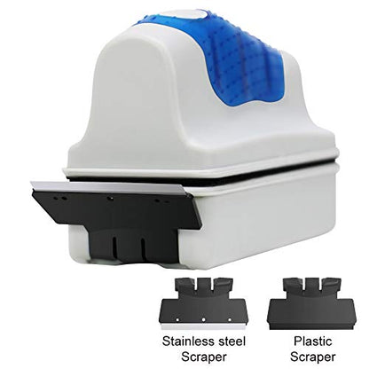 Jasonwell Magnetic Aquarium Fish Tank Glass Algae Glass Cleaner Scrubber Floating Clean Brush(L) - size: L