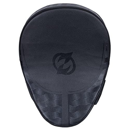 Boxing Mitts for Muay Thai MMA Sparring Training Punching Focus Punch Target Mitts and Pads - color: Black