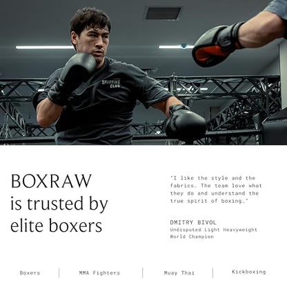 BOXRAW Boxing Knuckle Guards - Professional Knuckle Guards for Boxing & MMA - Padded Knuckle Protection with Wash Bag | Professional Knuckle Guards for Boxing, MMA & Muay Thai, Free Wash Bag, Durable & Breathable Protectors, Left & Right Pair - size: Smal