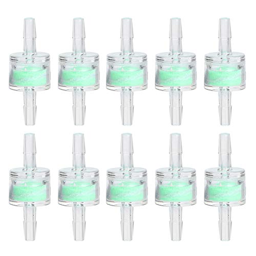 10PCS Aquarium Hose Filters 4mm, Green