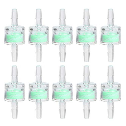 10PCS Aquarium Hose Filters 4mm, Green