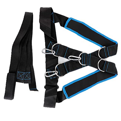 Durable Speed Running Harness Resistance Band Strong Metal Hooks for Body Training for Strength Training Enthusiasts