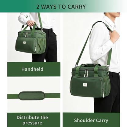 Upgraded 1LB Propane Tank Storage Bag for 6-Pack Camping Canisters, Multi-Pocket Carry Pouch for RV & Outdoor Cooking - size: 6-Pack