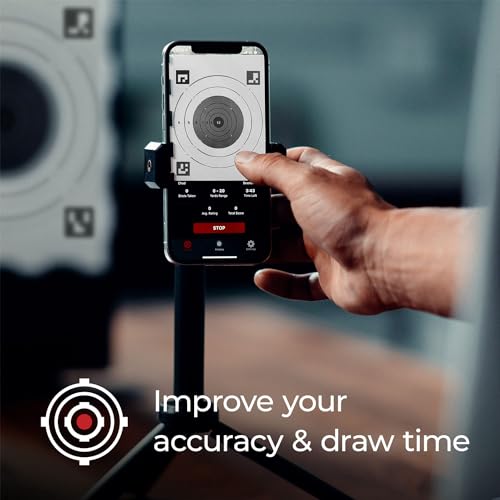 Strikeman .45 ACP Dry-Fire Laser Training System - Great for Target Shooting Practice with Pistols - Kit Includes Access to Updated App (No Subscription Needed), Cartridge, Target & Phone Holder - style: .45 ACP