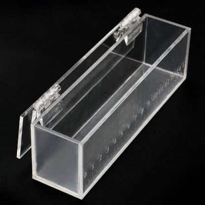 Fish Viewing Box Acrylic Outdoor Indoor Micro Landscape Fish Tanks Fishing Photo Tank Fish Breeding Tanks Photo Box with Scale(XL) - size: XL