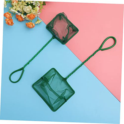 3pcs Fish Net Swimming Pool Leaf Net Crab Nets Net to Catch Small Fish Pool Cleaning Net Fish Aquariums