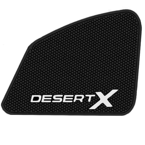 Motorcycle Knee Traction Pad Tank Anti Slip Traction Side Pad Knee Grip Decal for Desert X Dashboard - color: Black