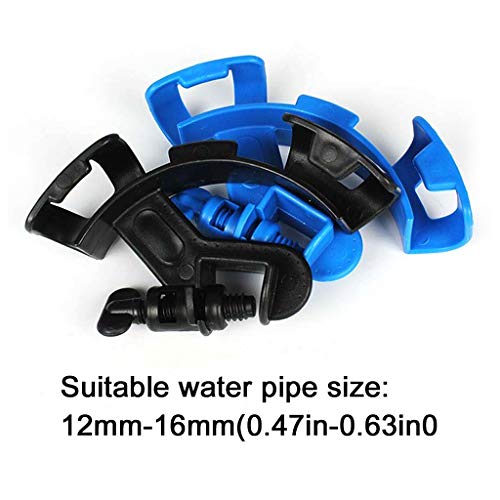 Water Pipe Clamps Clip FishTanks Adjustable Mounting Clip Holder for Aquarium Tube Hose Random
