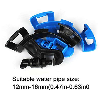 Water Pipe Clamps Clip FishTanks Adjustable Mounting Clip Holder for Aquarium Tube Hose Random