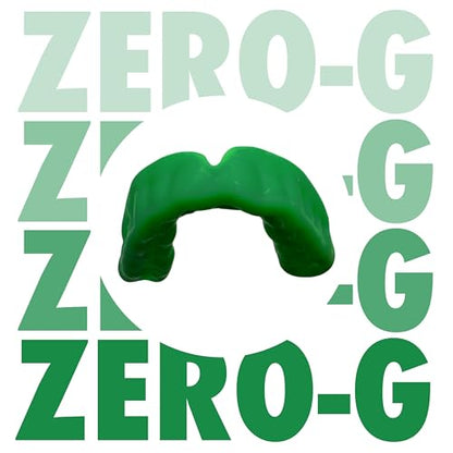 Zero-G Sports Mouthguard Green 1-Pack - Adult Size - Boil & Bite - Basketball, Football, Soccer, Baseball, Hockey, Lacrosse - color: Green