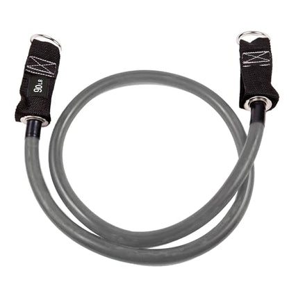 GoFit Resistance Training Power Tubes - color: Gray, size: 90 lb