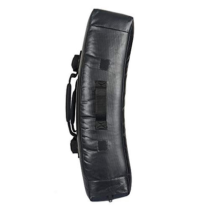 MACS Curved kick shield Thai pad for training Martial Arts punches and kicks blocking surface, strike body sports shield Adult Size 28"x15" and Kids Size 24''x13''- 1 Piece